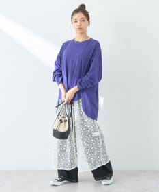 earth music&ecology ラウンドルーズロンＴ