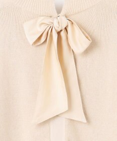 自由区 【カトリエムブーケ】Soyeux touche バックリボンプルオーバーニット
