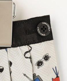 23区GOLF 【WOMEN】PARISモチーフプリント プリーツスカート