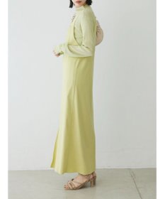 Green Parks AnriettMusee ラメ切替スリーブリブシアーニット