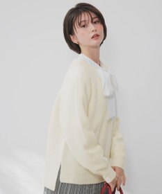 ANY SIS ボートネックAir ニット