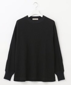 UNFILO MENS イージーケア ワッフル クルーネック [23年春夏商品]