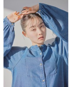 AMERICAN HOLIC デニムフレアシャツワンピース