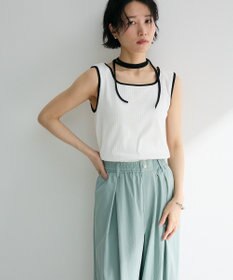 Green Parks チョーカー付きタンクトップ