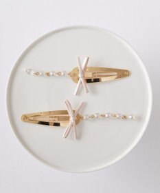 Maison de FLEUR リボンスリーピンセット