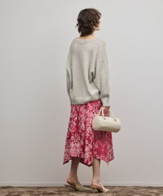 GRACE CONTINENTAL オーナメントジャガードハンカチヘムスカート