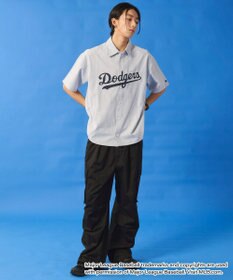 WEGO 【ユニセックス着用ITEM】別注MLBストライプグラフィックシャツ（SS）