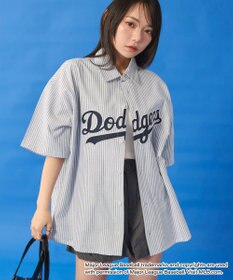 WEGO 【ユニセックス着用ITEM】別注MLBストライプグラフィックシャツ（SS）