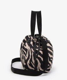 LeSportsac E/W CITY DRAWSTRING BAG??? /アップタウンラフィアゼブラ/ブラック