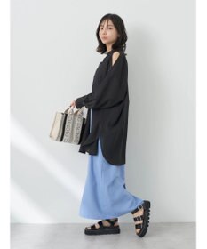 earth music&ecology ショルダースリットシャツ