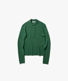 ATON RAMIE WOOL RIB | リブポロセーター