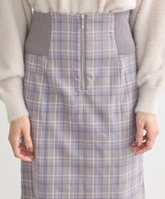 earth music&ecology サイドリブバックレースアップスカート