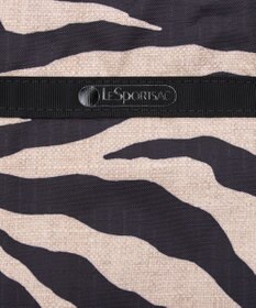 LeSportsac E/W CITY DRAWSTRING BAG??? /アップタウンラフィアゼブラ/ブラック