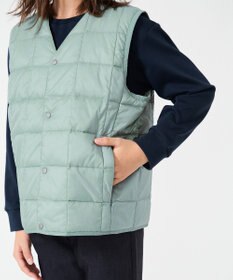 UNFILO 【120-150cm】TAION Vネック ダウンベスト(UNISEX)