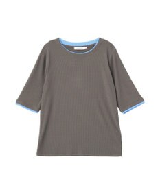 AMERICAN HOLIC シアーリブ配色プルオーバー