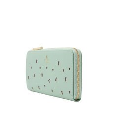 LANVIN en Bleu リュクサンブールハート Lファスナー長財布