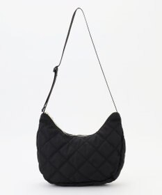 ANY キルティングショルダーバッグ ブラック