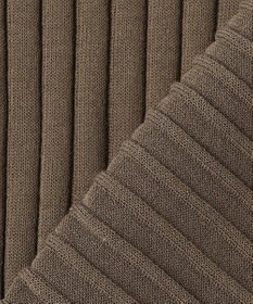 23区 【先行予約】ワイドリブ 五分袖 ポロニット