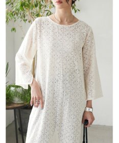 Green Parks AnriettMusee レースロングワンピース