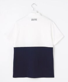 23区GOLF 【MEN】カラーブロック ドライタッチモックネックシャツ