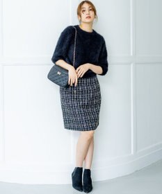 組曲 ナイロンファー半袖プルオーバー