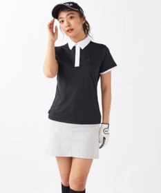 FILA GOLF／marie claire 【FILA GOLF】アクセントカラー半袖ポロシャツ