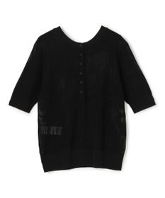 BEIGE， LEPIDO / 前後2WAY シアー編みニット
