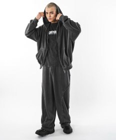 WEGO 【ユニセックス着用ITEM】バルーンBIGダブルZIPパーカー