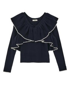 earth music&ecology 【SET ITEM】ラッフルニットボレロアンサンブル