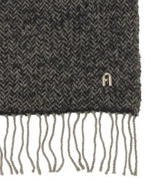 MOONBAT FURLA(フルラ）ループヤーン ツイード調ラメ入り ストール アルパカ混 日本製