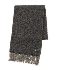 MOONBAT FURLA(フルラ）ループヤーン ツイード調ラメ入り ストール アルパカ混 日本製