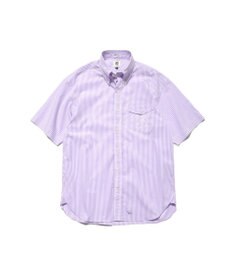 J.PRESS MEN 【AaronChang】【UNISEX】コットンタイプライター ストライプ シャツ / B.D. / Baggy-Fit