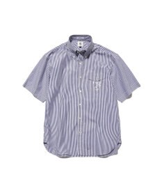 J.PRESS MEN 【AaronChang】【UNISEX】コットンタイプライター ストライプ シャツ / B.D. / Baggy-Fit