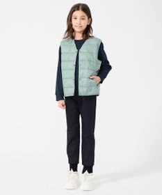 UNFILO 【120-150cm】TAION Vネック ダウンベスト(UNISEX)
