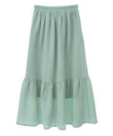 earth music&ecology ドットドビーフレアスカート