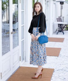 Tiaclasse 【SET UP】幅広いアイテムと相性抜群のニットトップスと女性らしさ溢れるスカートセット