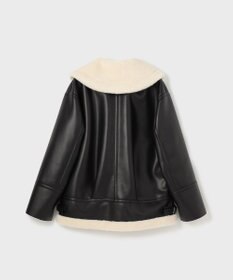 GRACE CONTINENTAL フェイクムートンフライトジャケット