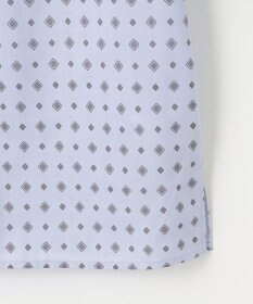 J.PRESS LADIES S 【洗える】ジオメトリックプリント ブラウス