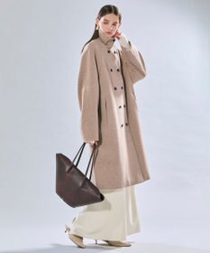 BEIGE， 【VERY NaVY12月号掲載】MONTAIGNE / イージーウエストウールロングスカート
