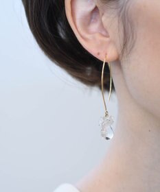 monshiro アナベルフープピアス