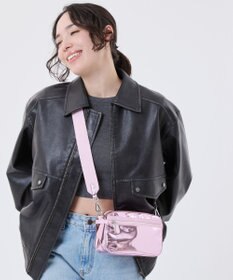 LeSportsac MIR E/W PHONE CROSSBODY/ピンクアメジスト