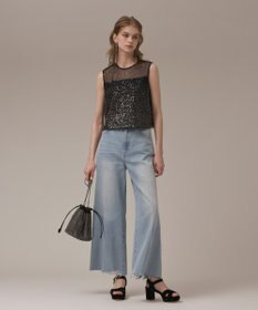 GRACE CONTINENTAL ビーズ刺繍トップ