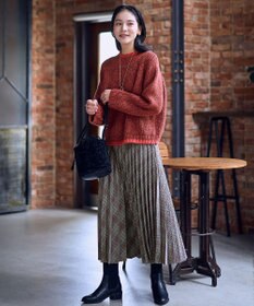 ANY L 【5色展開】バイカラーMIXニット