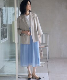 組曲 カラーボイル スカート クラウディブルー系
