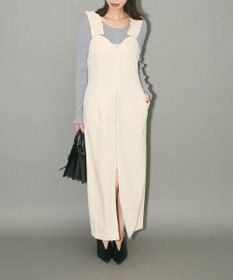 Green Parks フロントジップキャミワンピース