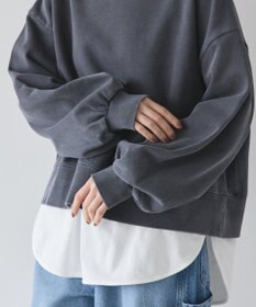 AMERICAN HOLIC ピグメントショートスウェット