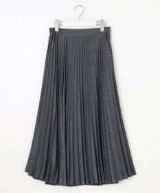 J.PRESS LADIES 【洗える】マロンサテン プリーツ スカート