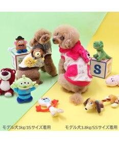 PET PARADISE ディズニー トイ・ストーリー　スリンキー マフラー付き トレーナー  小型犬