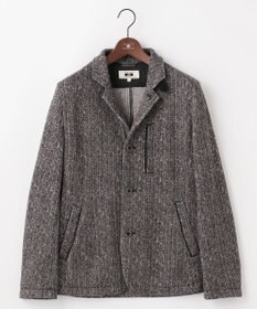 JOSEPH ABBOUD 【キングサイズ・軽量/ストレッチ/イージーケア】ツィーディーフリース ジャケット