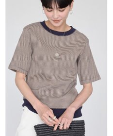 AMERICAN HOLIC ミジンボーダーカットプルオーバー